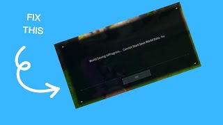 How to Fix “world saving inprogress Cannot start save world data” in Palworld