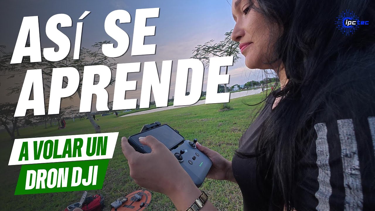 Aprendiendo a volar un dron DJI por primera vez - YouTube