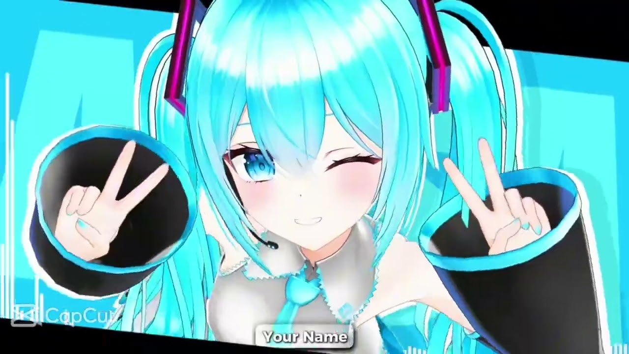 Suntingan comel Miku!🩵💙