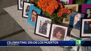 Celebration Dia De Los Muertos at Sacramento cemetery