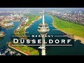 Dsseldorf germany   by drone 4k