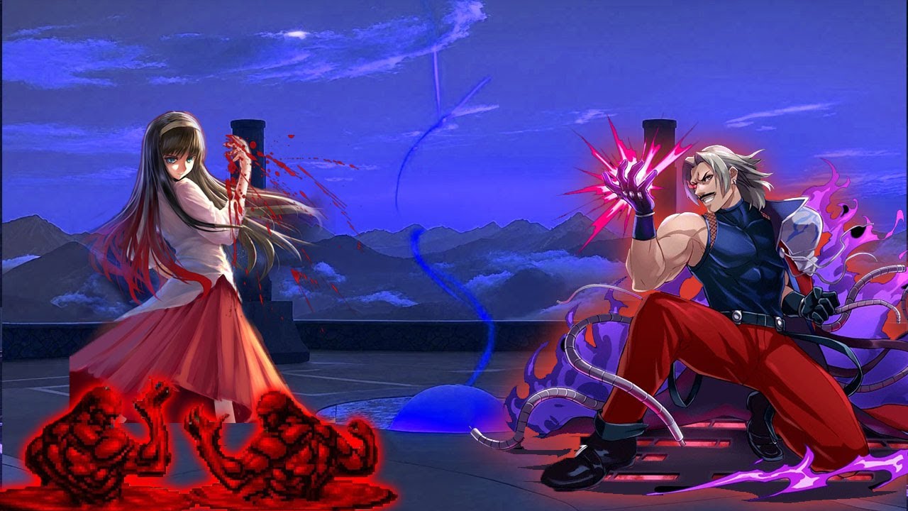 [Mugen KOF] Orochi Akiha Yagami Team Vs Orochi Rugal Bernstein Team ...