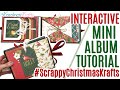 6x8 Mini Album Tutorial Letsgetscrappy2654 Collab ScrappyChristmasKrafts Landscape Mini Album 