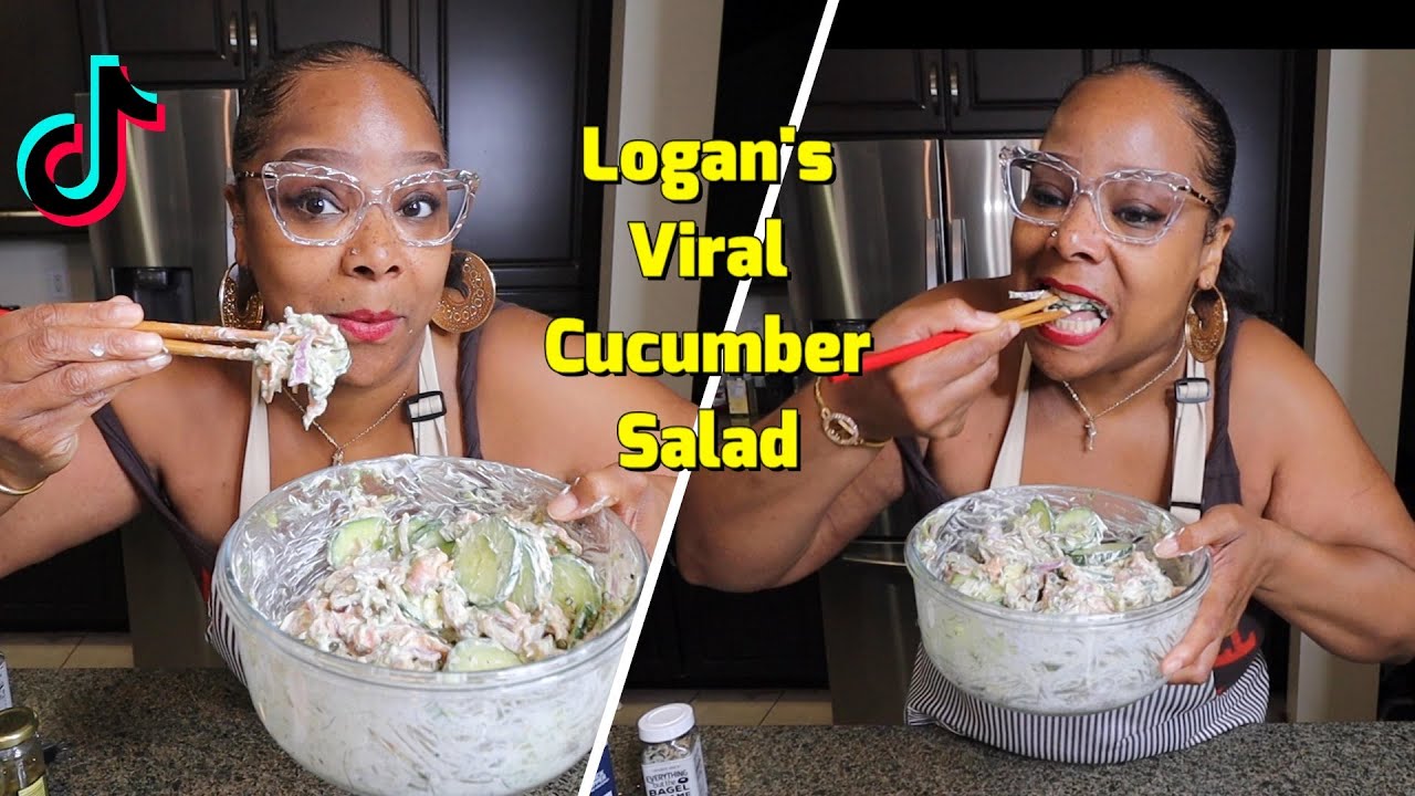 Very Unafraid Of Threats. FYI + TRYING TIKTOK VIRAL LOGANS SALMON CUCUMBER SALAD (OMG!)