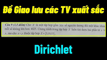 TTV: Nguyên lý Dirichlet - Giải bài cuối trong đề thi CLB