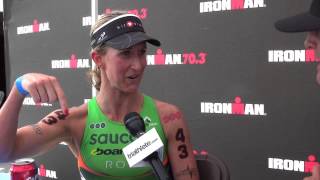 Meredith Kessler 2014 IM CA 70 3 post race