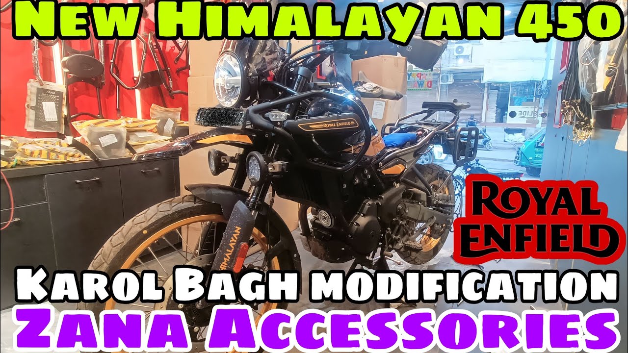 BEST ACCESSORIES FOR NEW HIMALAYAN 450 ROYAL ENFIELD ZANA