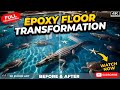 Insane 3D Epoxy Floor Transformation 🐊🐢 Realistic Ocean Illusion (Before &amp; After)#EpoxyFloor #3DFloo