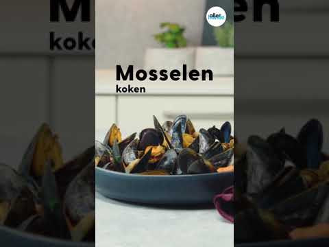 Video: Moet jy oop mossels kook?