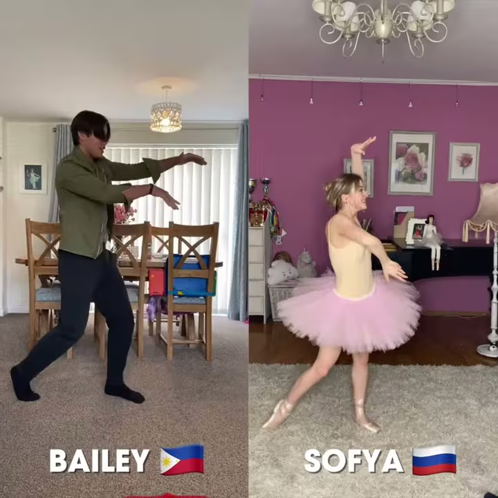 Now United dancing Russian Ballet from RUSSIA & THE UK!