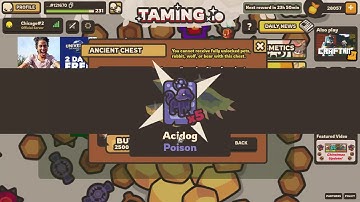 [TAMING.IO] Buying pet chest . ./mja pet chest
