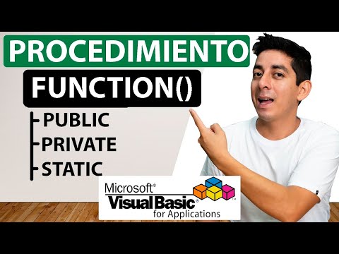 🚀 Procedimiento Function (Public, Private, Static) I Curso VBA Excel