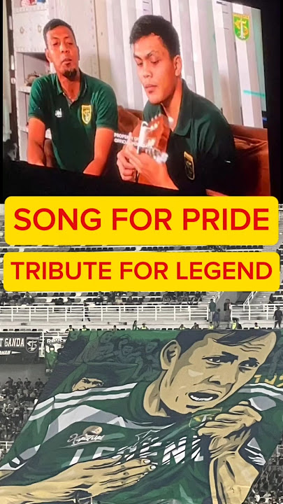 Song For Pride | Tribute For Legenda surabaya | Coach Bedjo #news #songforpride #persebaya #shorts