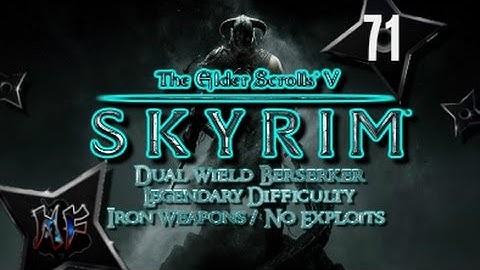 Skyrim | "Dawnguard" | Legendary Difficulty PS3 Gameplay. Playthrough Part 71