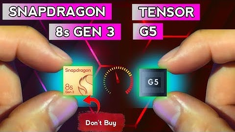 Google Tensor G5 and Snapdragon 8s Gen 3 | Tests benchmark