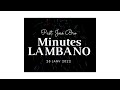 Minutes lambano  vendredi 28 janvier 2022