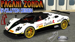 Pagani Zonda R Evolution Design In Car Parking Multiplayer