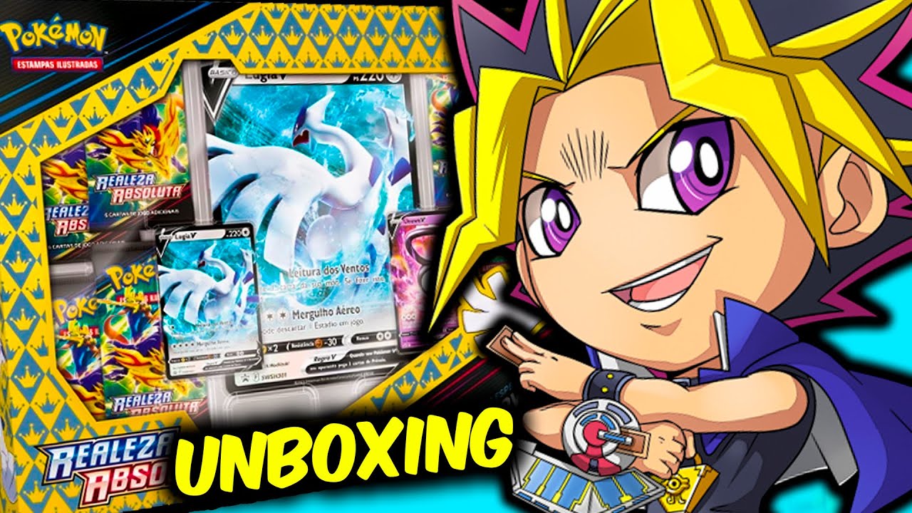 Jogo de Cartas - Realeza Absoluta - Pokémon - Box Lugia e Unown