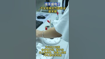 Airtightness testing of automotive wiring harnesses is key.