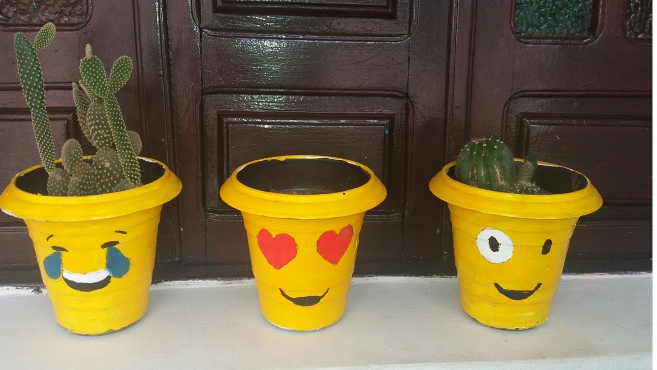 Diy Vaso emoji YouTube