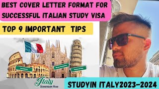 HOW TO MAKE IDEAL COVER LETTER FOR ITALIAN STUDY VISA ??! IMPORTANT TIPS #studyinitaly #eurodreams