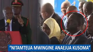 Magufuli Amtumbua Waziri Aliyeshindwa Kuapa Hii Nafasi Nitdana Mwingine Anaejua Kusoma
