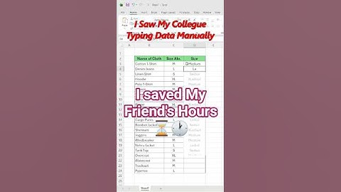 This Excel Trick Saves HOURS! ⏳🔥 #excel #exceltips #viral