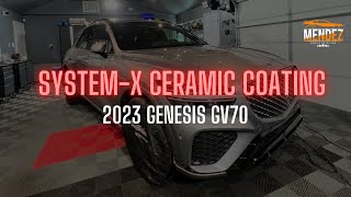 EASIEST CERAMIC COATING METHOD ! APPLYING SYSTEM X ON THIS 2023 GENESIS GV70
