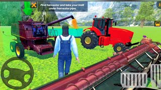 Real Farming Tractor Sim 2020 Harvest Games Android gameplay Full HD screenshot 4