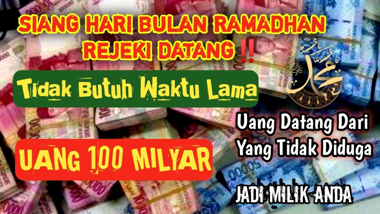 LANGSUNG DI KABULKAN SIANG INI❗Dzikir Pembuka Pintu Rezeki, Penyembuh Sakit, Pelunas Hutang