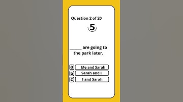 Pronouns (Q1~2) | English Grammar Quiz