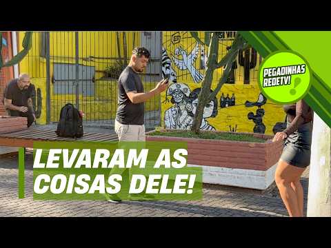 He got distracted by the cat and things went wrong for him… | RedeTV! Pranks