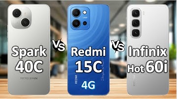 Tecno Spark 40C vs Redmi 15C 4G vs Infinix Hot 60i | Best Budget Phone 2025?