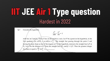 JEE Advanced 2022 Air 1 type question of coordinate geometry | Hardest in the paper