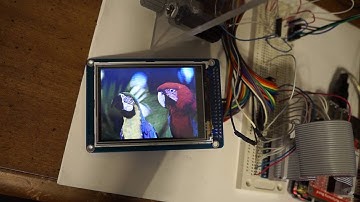 Raspberry PI + SSD1289 LCD + MCP3008 ADC = 256K color sketch