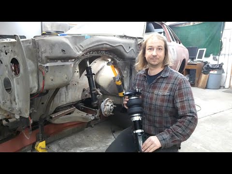 Part 56: Air Suspension 2 - Front Air Struts and Brackets - My 76 Mazda RX-5 Cosmo Restoration