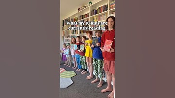 What my 10 kids are reading! 📚 #books #reading #largefamily #momof10