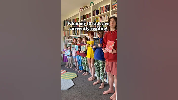 What my 10 kids are reading! 📚 #books #reading #largefamily #momof10