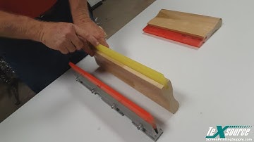 Screen Printing Basics - Squeegees - What 