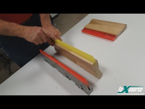 Screen Printing Basics - Squeegees - What &rsquo;Durometer&rsquo; is Best For You?