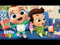 Sleepover with friends  good manner songs  nursery rhymes by little angel