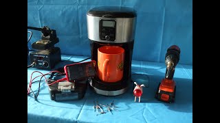 Cómo reparar una cafetera BLACK +DECKER MODELO CM4100 si enciende pero no drena el agua