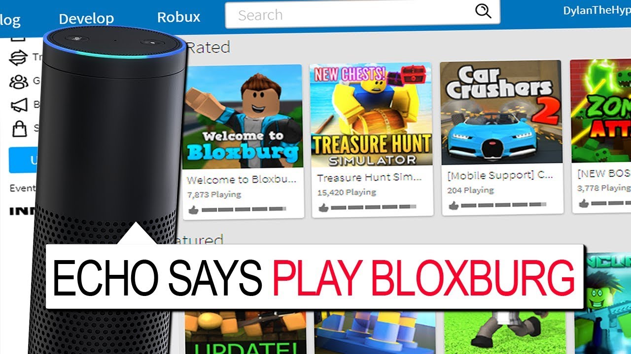 Amazon Echo Chooses What Games I Play Roblox Youtube