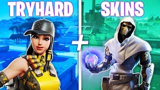 TOP 5 TRYHARD SKINS IN CHAPTER 2 - Sweatiest Skin Combos Chapter 2 - Most Tryhard Skins Season 11
