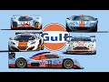 Gulf racecars  roadcars  917 dbr1212c vantage gt40 lupo 911 f1 gtr 