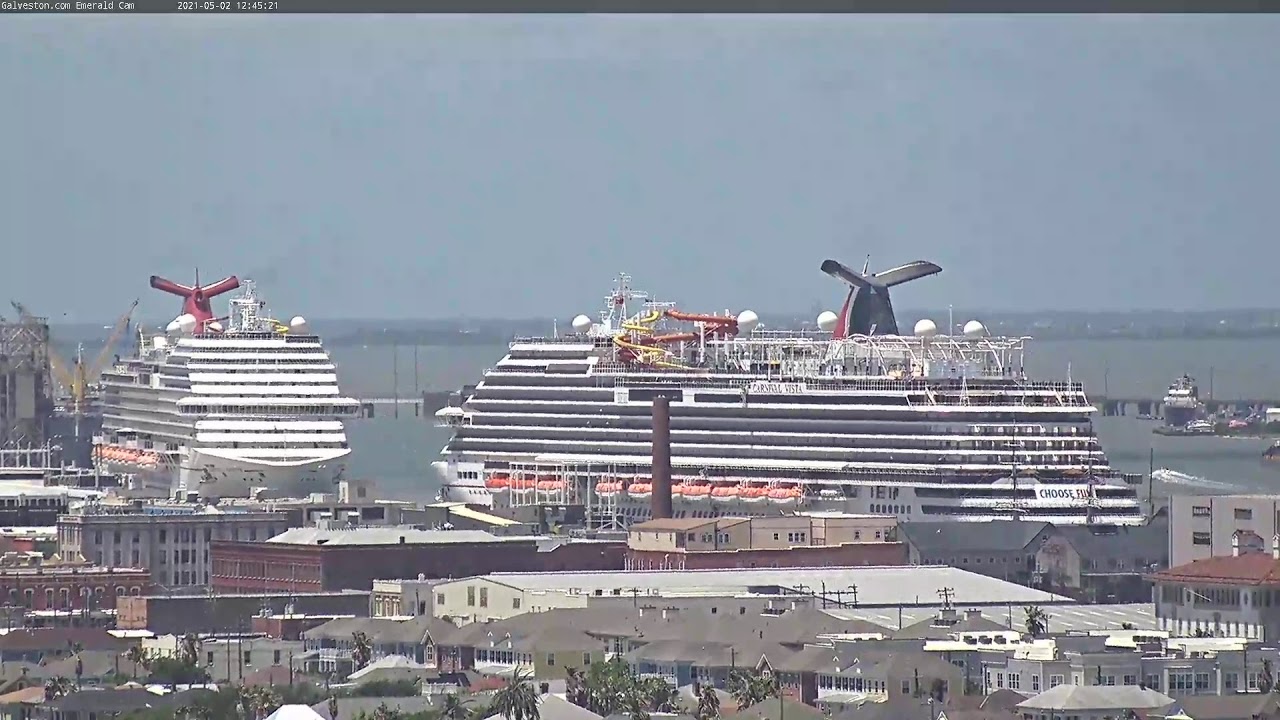 Welcome Back Cruise Ships Return To Galveston Youtube