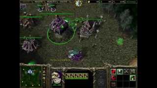 Warcraft Frozen Throne Muertos Vivientes VS Humanos Demente parte 1/3 (KeyDemon)