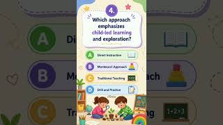 Child-Led Learning Quiz 🌱 | Can You Get It Right? #earlychildhoodeducation #youtubeshorts