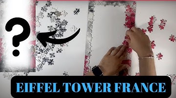 Romantic Eiffel Tower Jigsaw Puzzle Timelapse [ Speed 20x ]