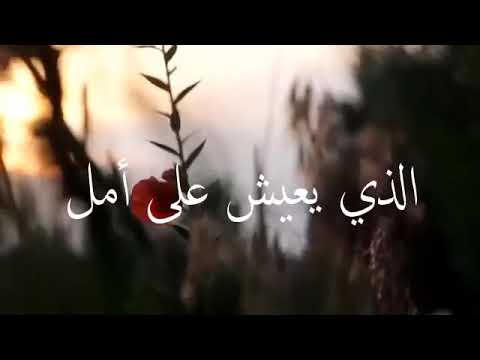 ماأضيق العيش لولا فسحة الأمل 